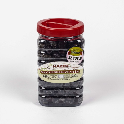 Hazer Yağlı Sele Zeytin Az Tuzlu 1kg.