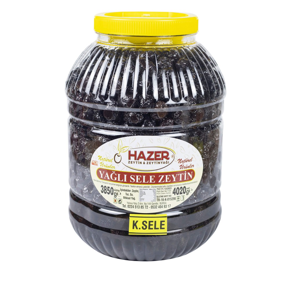 Hazer Kuru Sele Zeytin 4 kg.