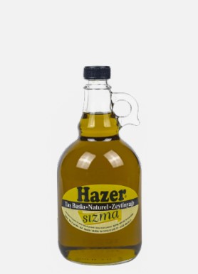 Hazer Cam Şişe Taş Baskı Zeytinyağı